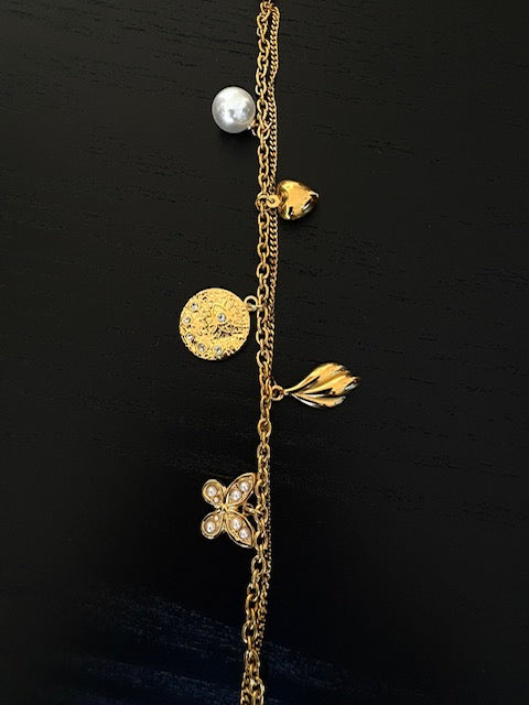 Bracelet doré Ondaline