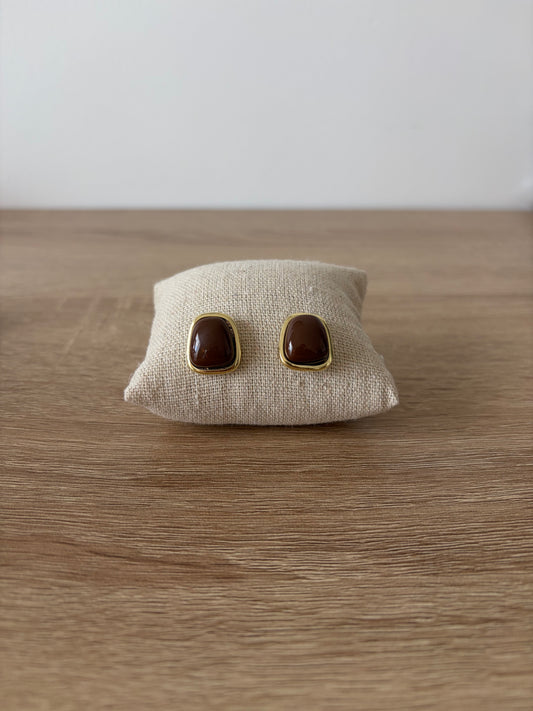 Boucles d'oreilles Mocca