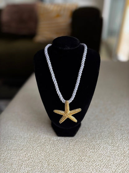 Collier Étoile de mer en corde