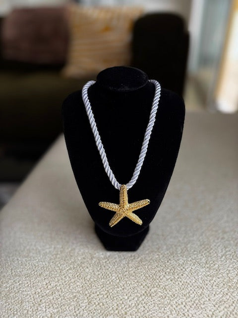Collier Étoile de mer en corde