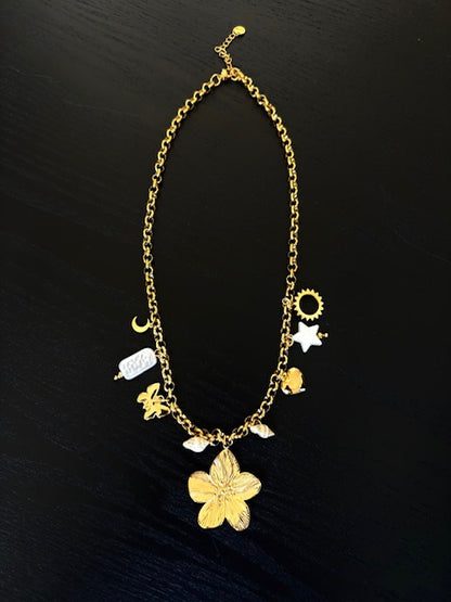 Collier doré Azura