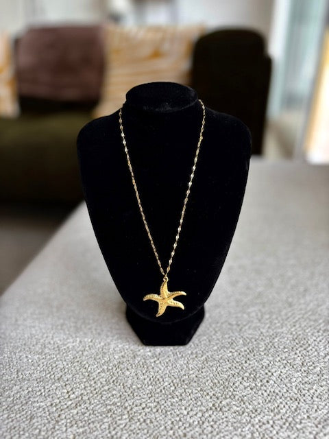 Collier doré Calypso