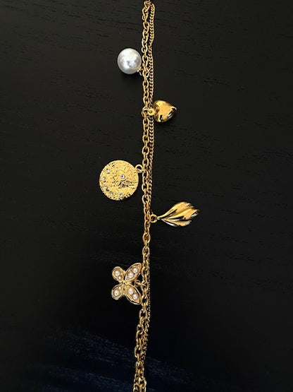 Bracelet doré Ondaline