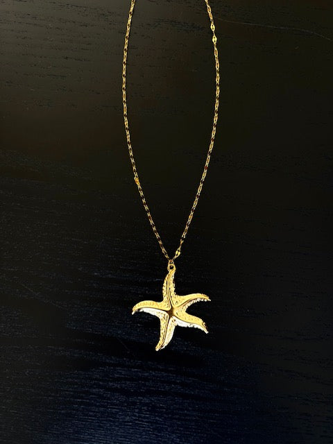 Collier doré Calypso