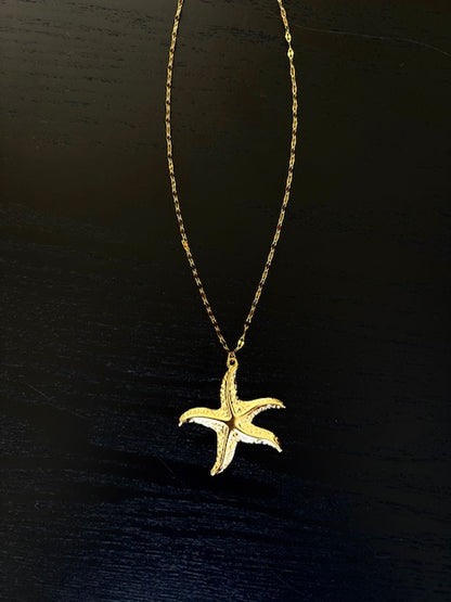 Collier doré Calypso