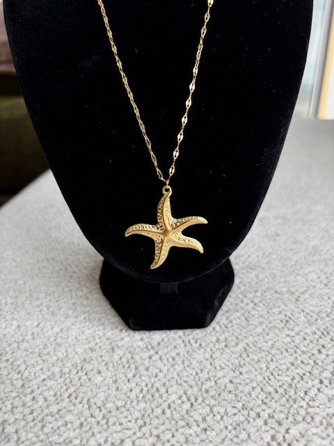 Collier doré Calypso