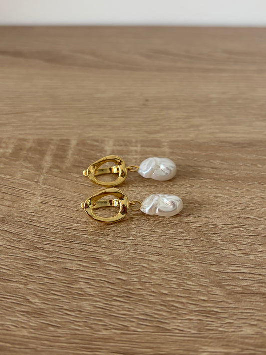 Boucles d'oreilles de perles Orbela