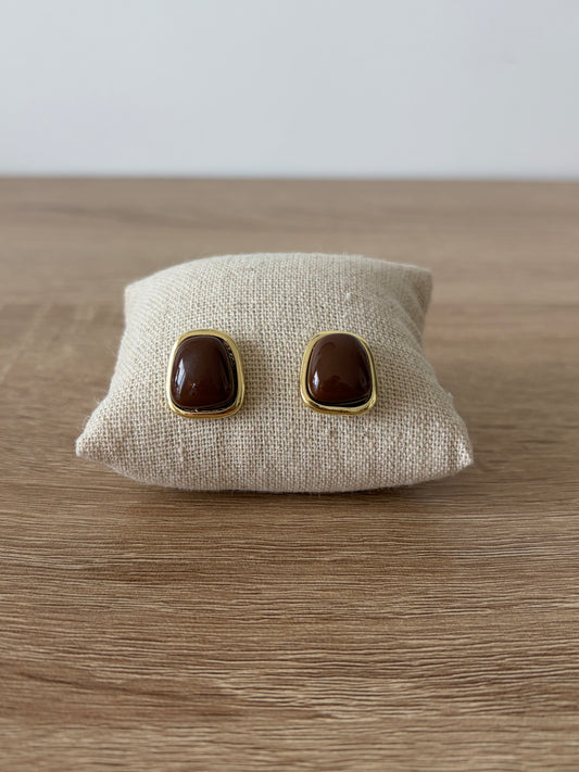 Boucles d'oreilles Mocca