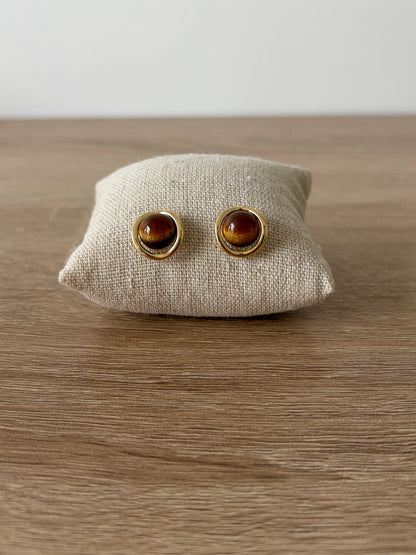 Boucles d'oreilles rondes Noya