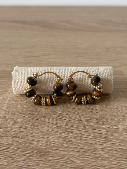 Boucles d'oreilles à perles Nyra