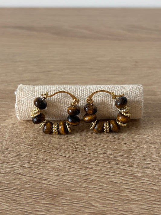 Boucles d'oreilles à perles Nyra