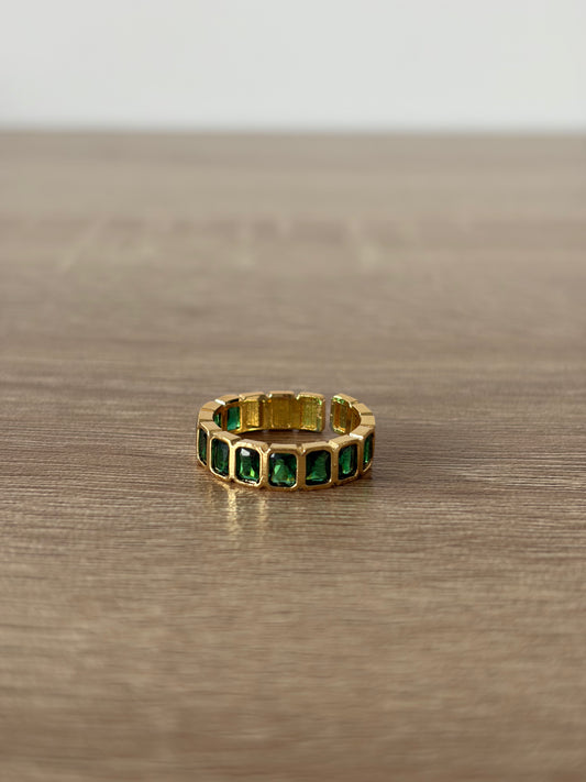 Bague dorée Emera