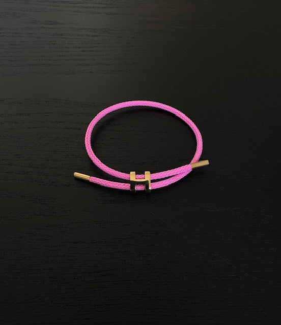 Bracelet H en cordage