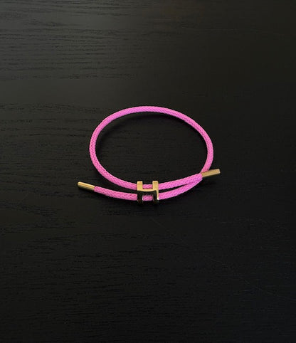 Bracelet H en cordage