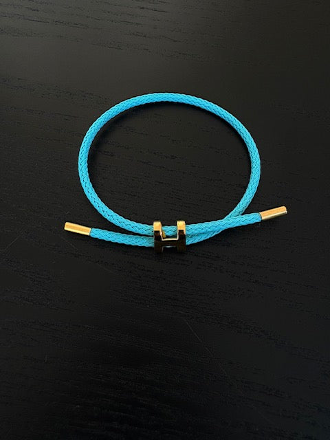 Bracelet H en cordage
